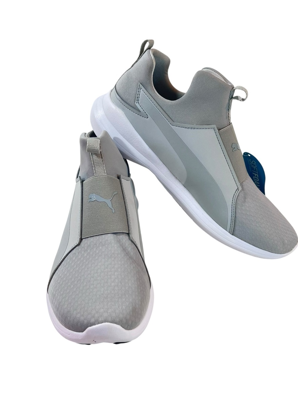 Puma Rebel Mid Sneakers Tennis Shoes Womens Size 11 New Gray